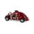 Металлическая машинка Kinsmart 1:32 «Volkswagen Beetle Custom Dragracer» KT5405D инерционная / Бордовый