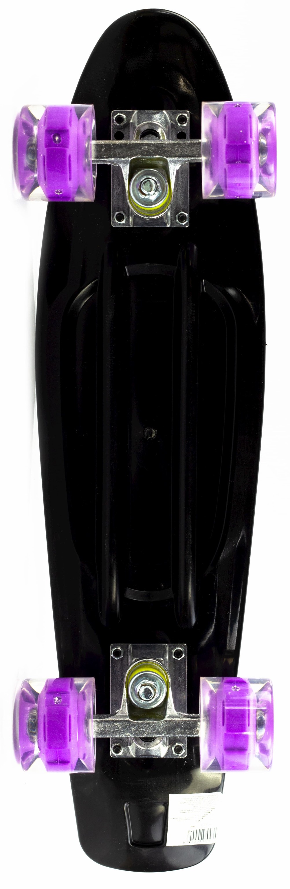 Пенни Борд со светящимися колесами, 57 см. S00408 / Черный