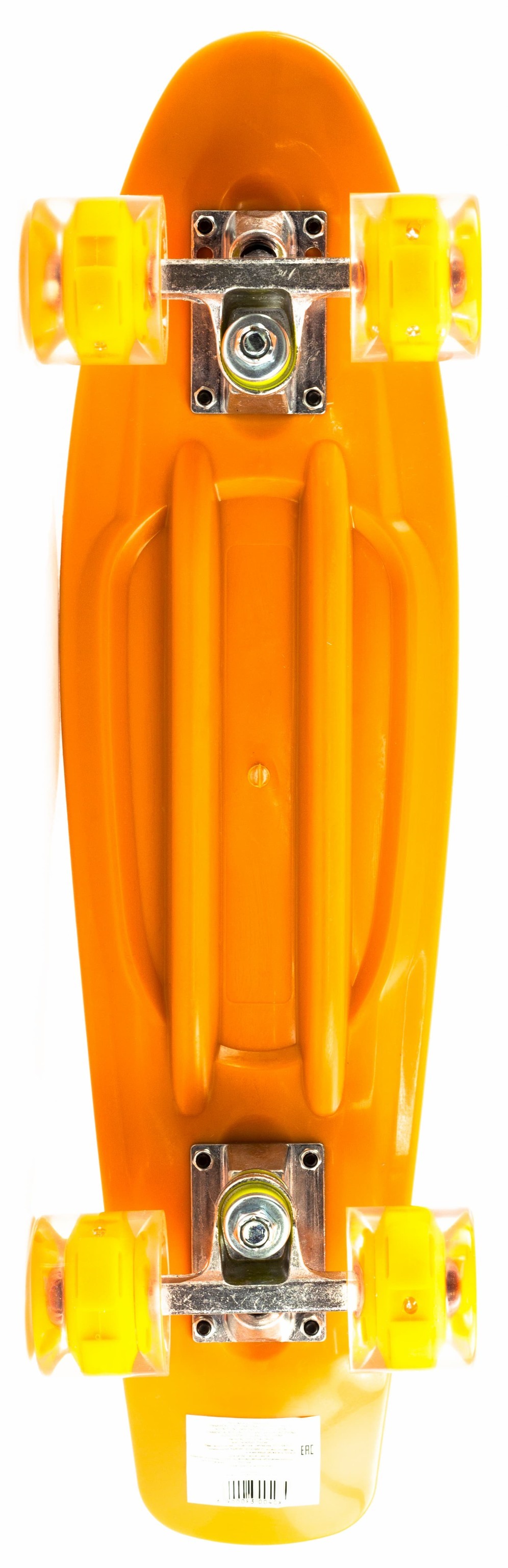Пенни Борд со светящимися колесами, 57 см. S00408 / Оранжевый (Move together)