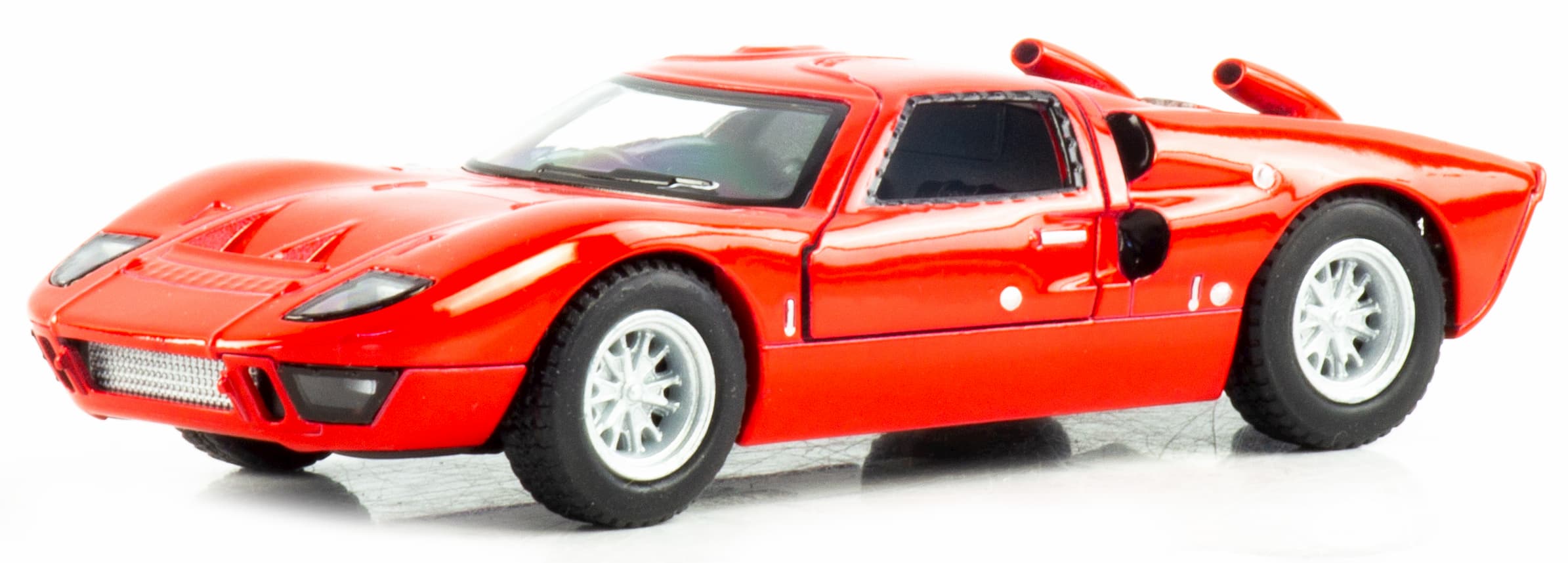 Металлическая машинка Kinsmart 1:32 «1966 Ford GT40 MKII» KT5427D, инерционная / Красный