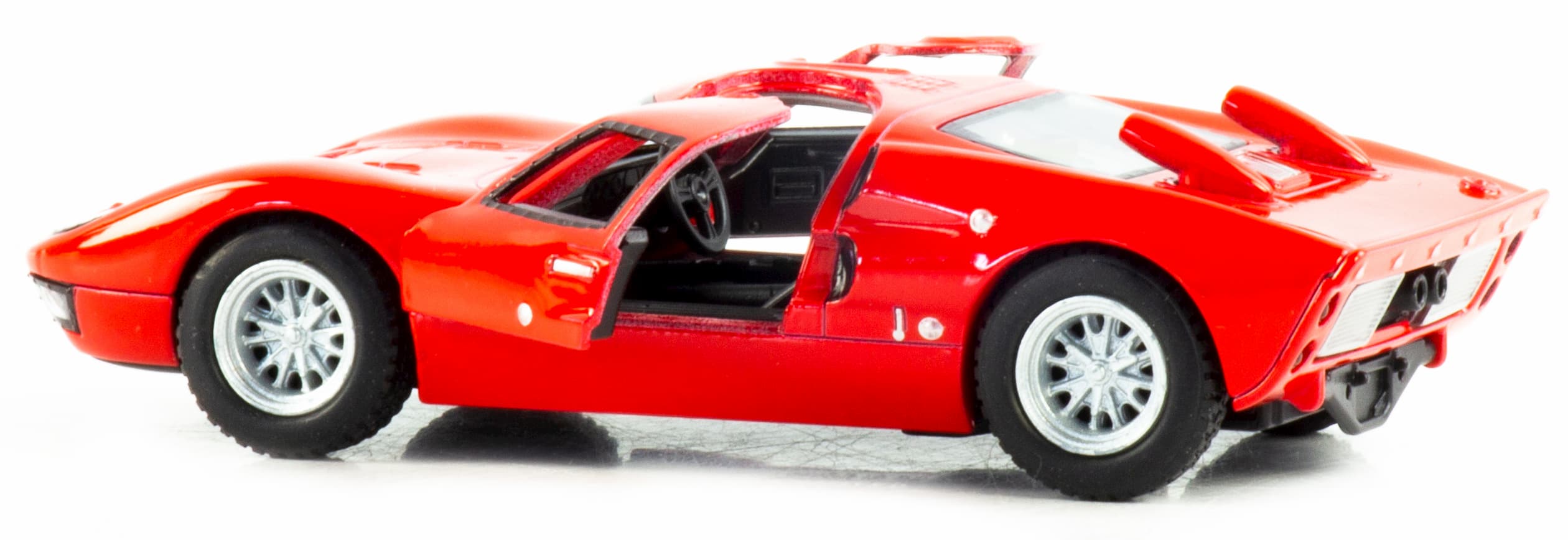 Металлическая машинка Kinsmart 1:32 «1966 Ford GT40 MKII» KT5427D, инерционная / Красный