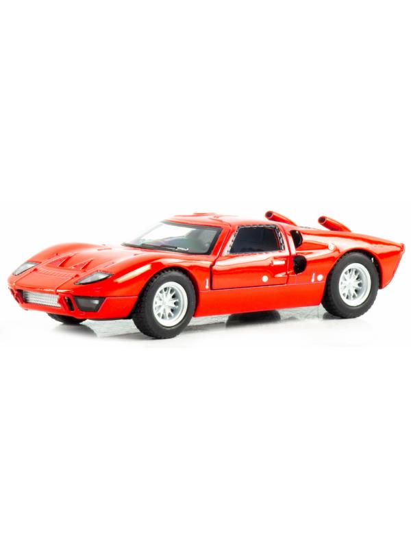 Металлическая машинка Kinsmart 1:32 «1966 Ford GT40 MKII» KT5427D, инерционная / Красный