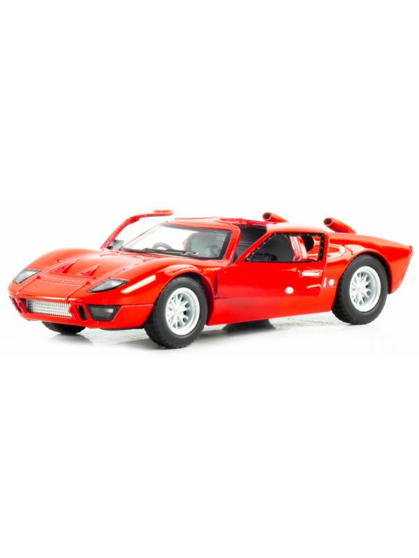 Металлическая машинка Kinsmart 1:32 «1966 Ford GT40 MKII» KT5427D, инерционная / Красный