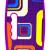 Пенни Борд со светящимися колесами и ручкой для переноски, 58,5 см. S00524 / Фиолетовый