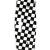 Пенни Борд со светящимися колесами и ручкой для переноски S00526 / Черно-белый (в клетку)
