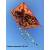 Воздушный змей «Бабочка», 115х55 см. 43852 / Оранжевый
