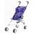 Детская игрушечная прогулочная коляска-трость для кукол Melobo 9302WS, металлическая / Синий