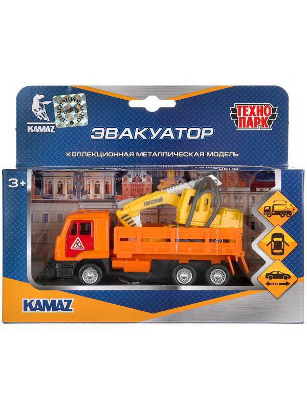 Машинка Технопарк KAMAZ Эвакуатор 12 см