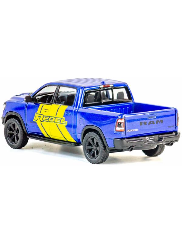 Металлическая машинка Kinsmart 1:46 «2019 Dodge RAM 1500 Livery Edition» KT5413DF, инерционная / Синий