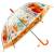 Зонтик детский «Животные» прозрачный, со свистком, полуавтомат, 80 см., 43412 / Микс