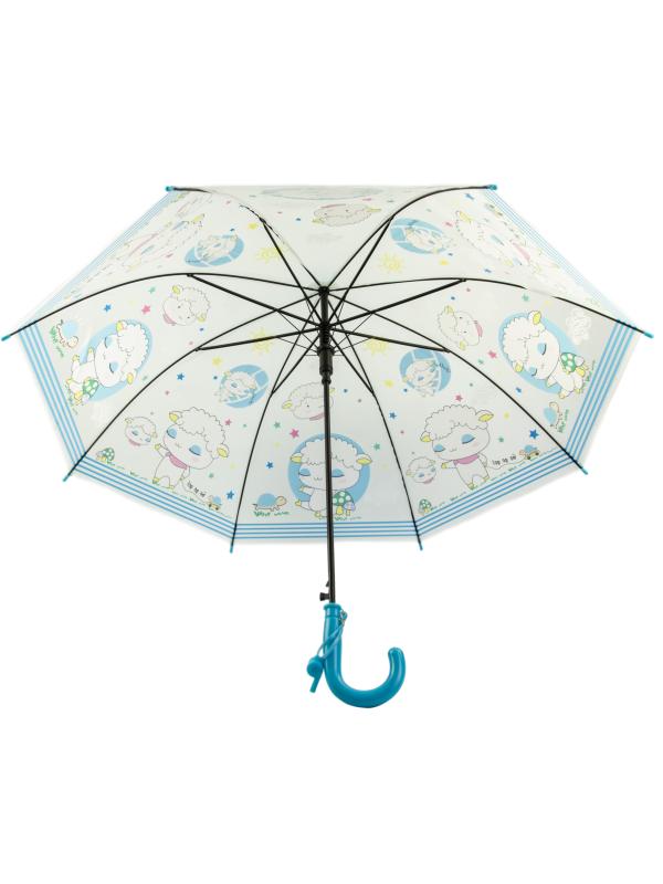 Зонтик детский со свистком, полуавтомат, 80 см., 43413 / Микс