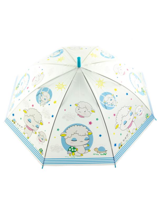 Зонтик детский со свистком, полуавтомат, 80 см., 43413 / Микс