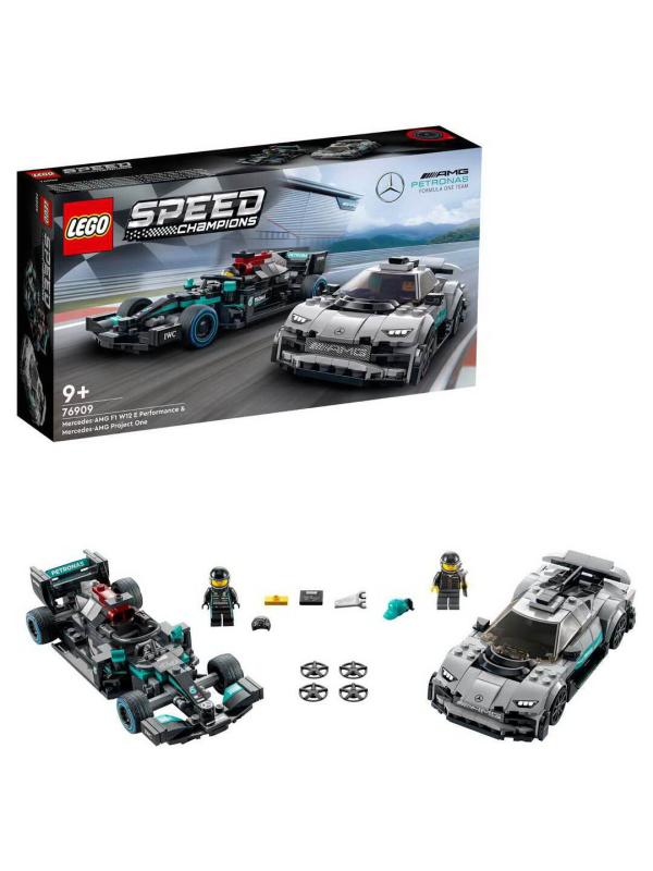 Конструктор LEGO Speed Champions Mercedes-AMG F1 W12 E Performance и Mercedes-AMG Project One