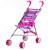 Детская игрушечная прогулочная коляска-трость для кукол Melobo 9302S металлическая / Фиолетовый