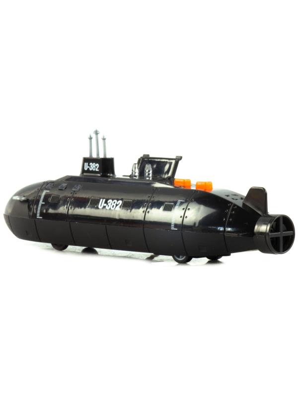 Металлическая подводная лодка «U382» со световыми и звуковыми эффектами, JL640 / Черный