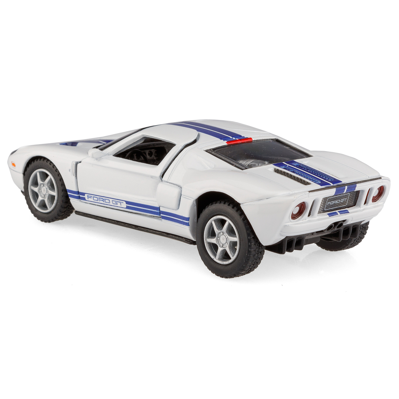 Металлическая машинка Kinsmart 1:36 «2006 Ford GT» KT5092D, инерционная / Белый