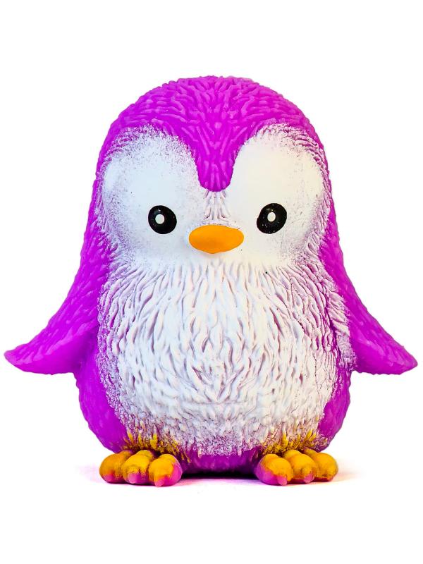 Резиновая фигурка-тянучка «Пингвинчик», 7 см., A220-DB / Фиолетовый