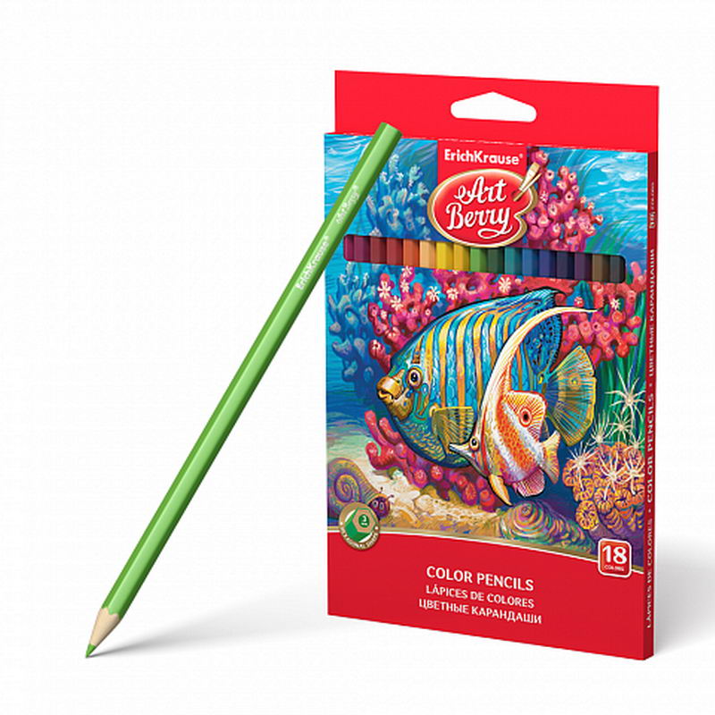Карандаши цветные ErichKrause18 цветов