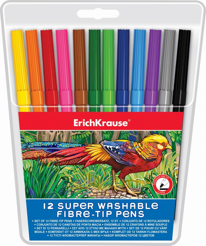 Фломастеры ErichKrause 12 цветов