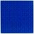 Строительная пластина для конструктора ЛЕГО CM1616, 12,5x12,5 см / Синий