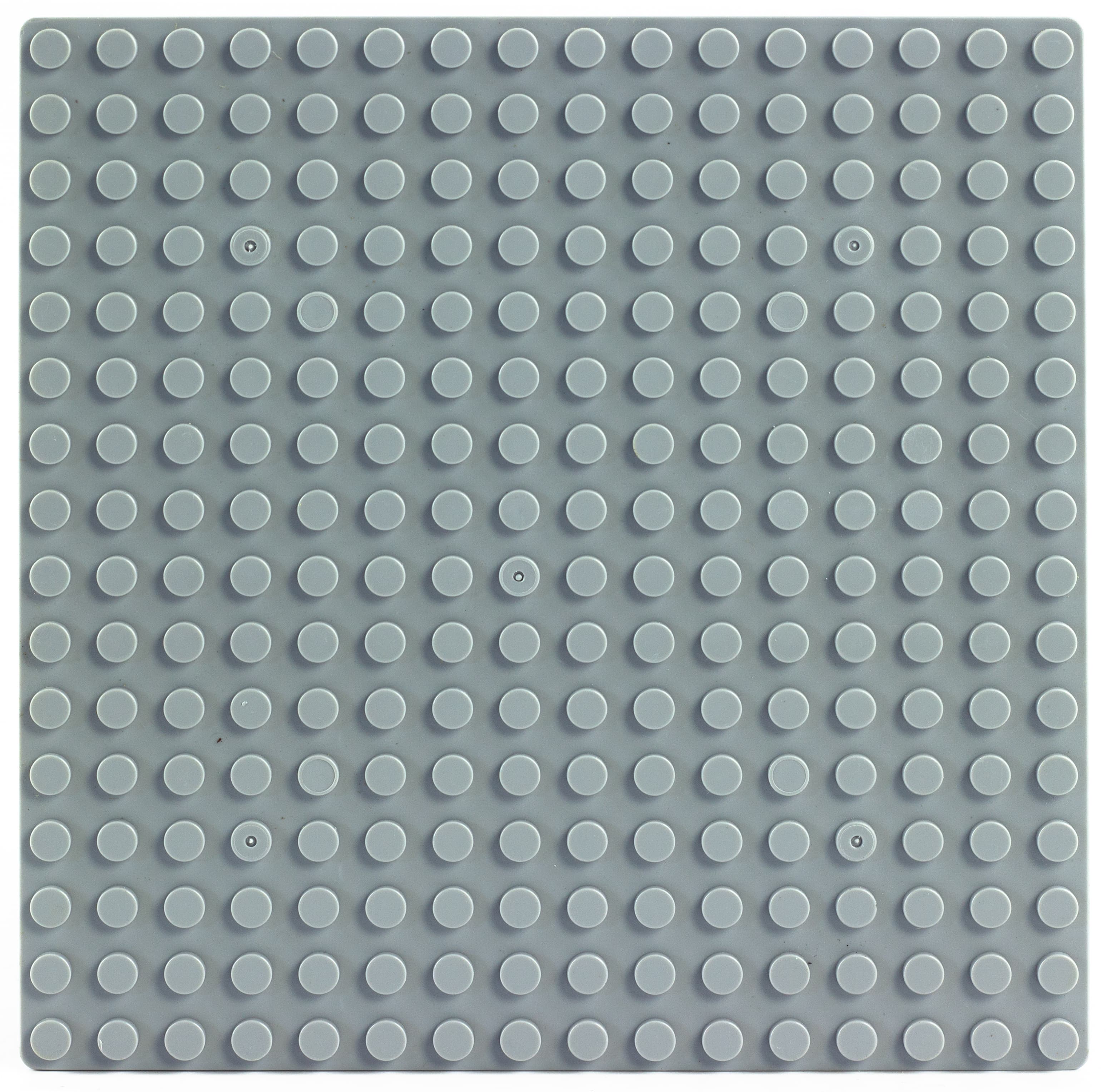 Строительная пластина для конструктора ЛЕГО SM1616, 12,5x12,5 см / Серый