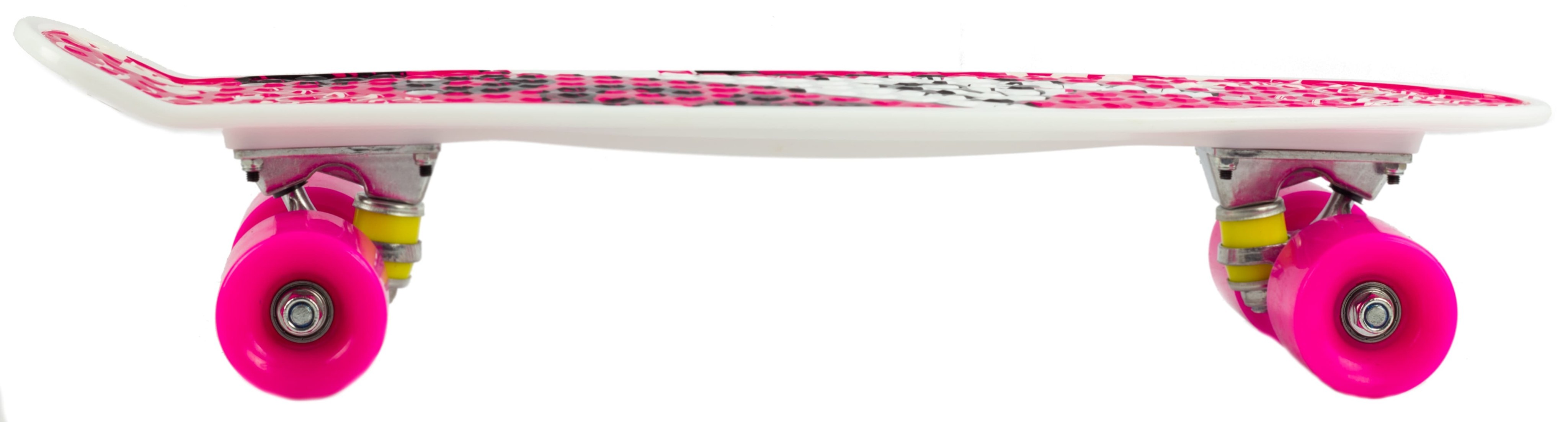 Пенни Борд с силиконовыми колесами, 57 см. 00163 / Розовый