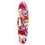 Пенни-Борд со светящимися колесами и ручкой для переноски, 65 см. 00480 / Розовый