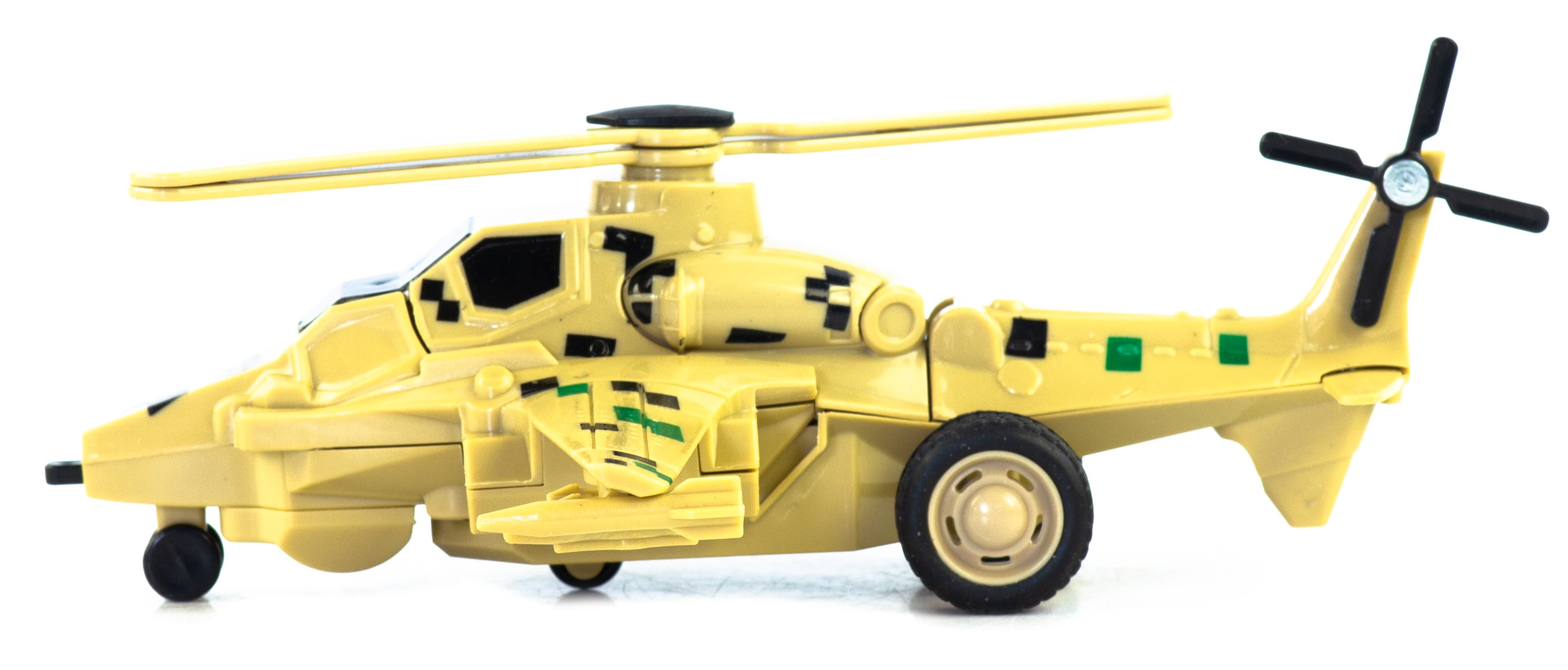 Игровой набор «Т‎рансформер-вертолет» 18 см, CY803 / Бежевый