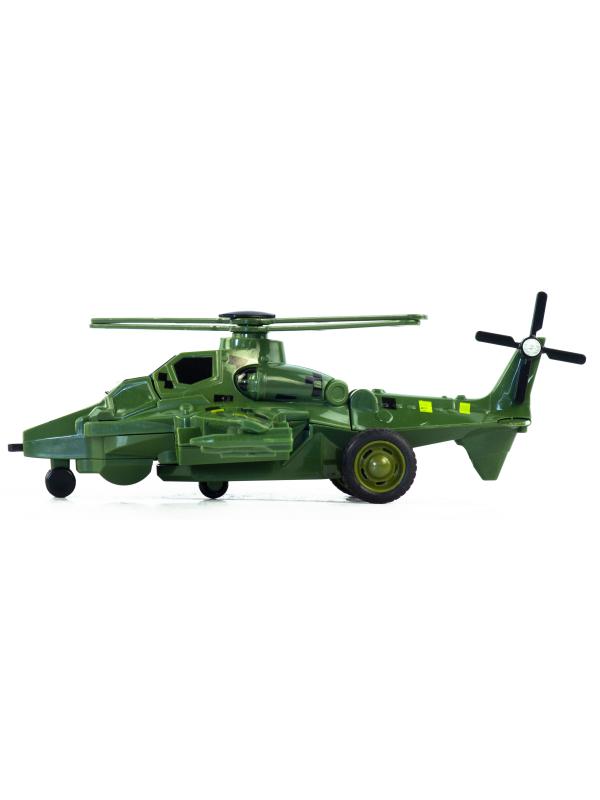 Игровой набор «Т‎рансформер-вертолет» 18 см, CY803 / Зеленый