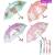 Зонтик детский «Зверюшки» нейлоновый, со свистком, 78.5 см., 45712 / Микс