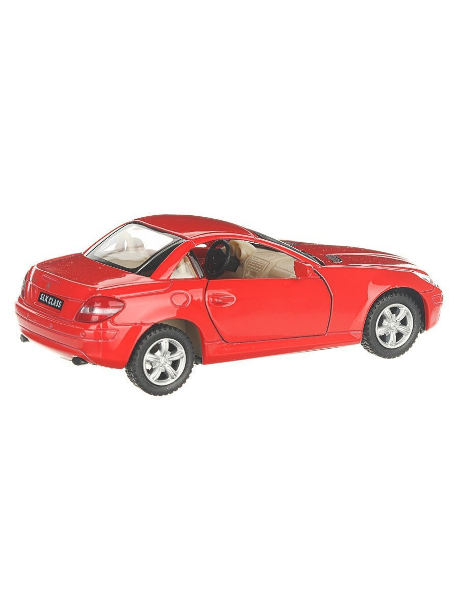 Металлическая машинка Kinsmart 1:32 «Mercedes-Benz SLK Class» KT5095D, инерционная / Красный