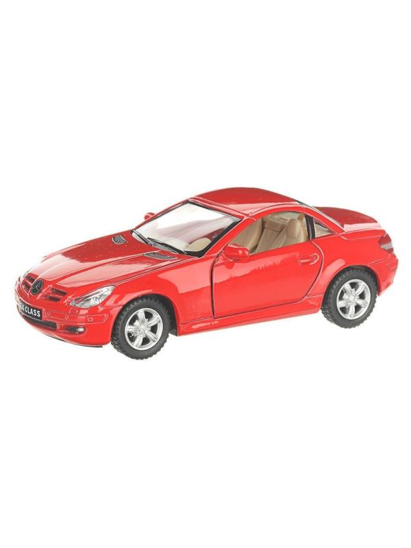 Металлическая машинка Kinsmart 1:32 «Mercedes-Benz SLK Class» KT5095D, инерционная / Красный
