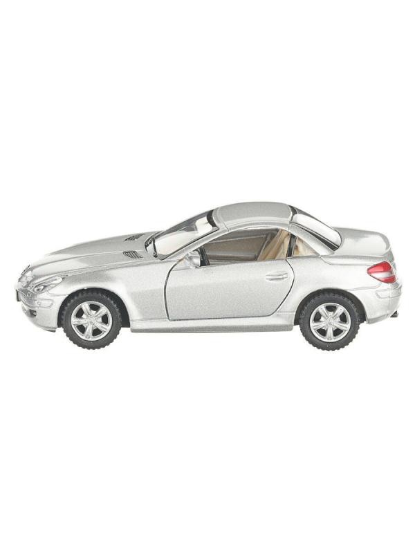 Металлическая машинка Kinsmart 1:32 «Mercedes-Benz SLK Class» KT5095D, инерционная / Серебристый