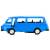 Металлическая машинка 1:32 «Микроавтобус РАФ-2203» 1810-12D, свет, звук, двери открываются / Голубой