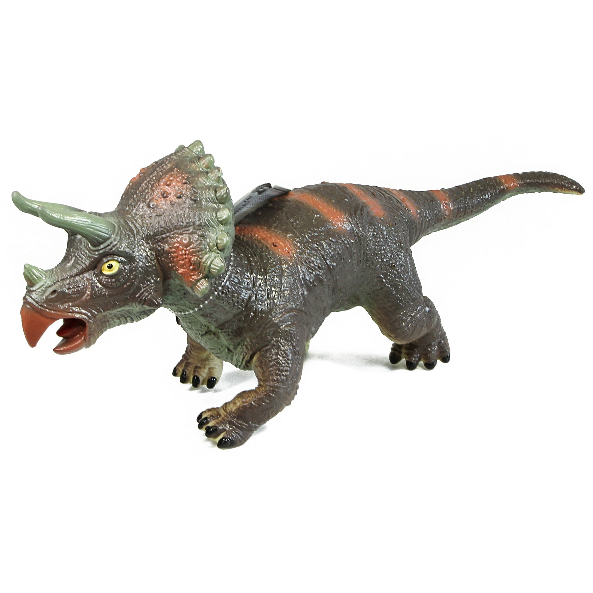 Большой резиновый Динозавр «Dinosaur World» со звуком рычания, 59 см., 021-026 / Микс