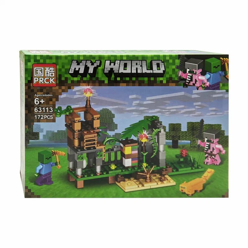 Набор конструкторов PRCK «My World» 63113 (Minecraft) / 4 шт.