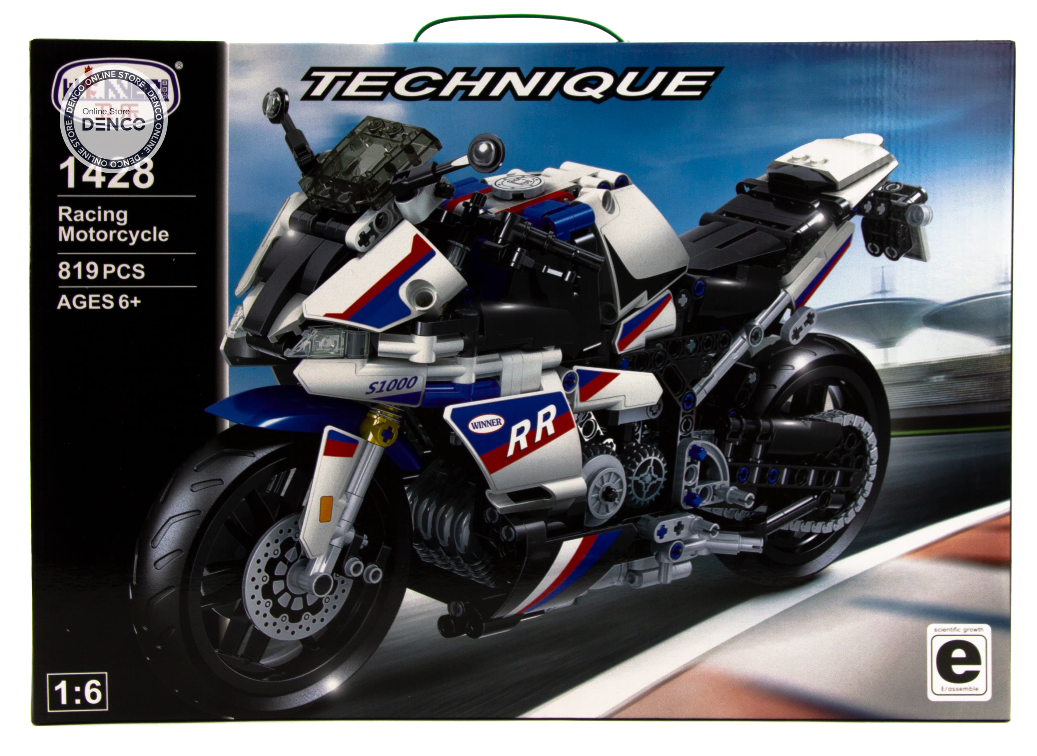 Конструктор Bl «Мотоцикл Honda» 1428 / 819 деталей