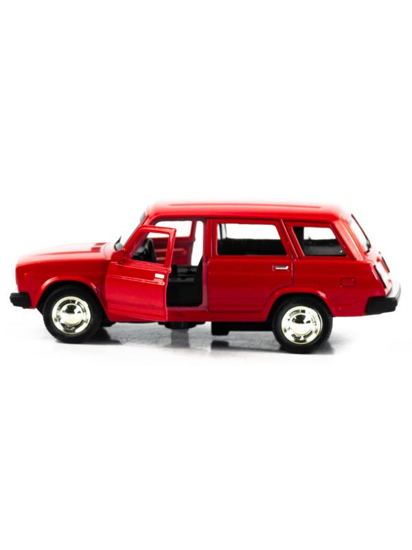 Машинка металлическая 1:32 «ВАЗ 2104» 187-188-12D, инерционная, свет, звук / Красный