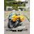 Металлический мотоцикл Classic Moto 1:14 «Kawasaki ZX12R» MY66-M2217 инерционный, свет, звук / Желтый