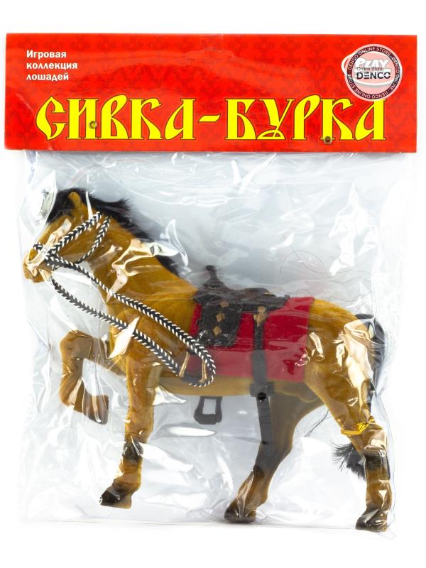 Детская кукольная игрушечная фигурка-лошадка Play Smart «Сивка-бурка» 2541, 25 см. / Коричневый