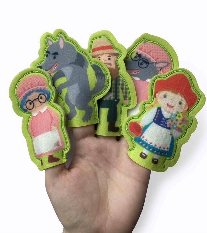 Кукольный пальчиковый театр Красная шапочка