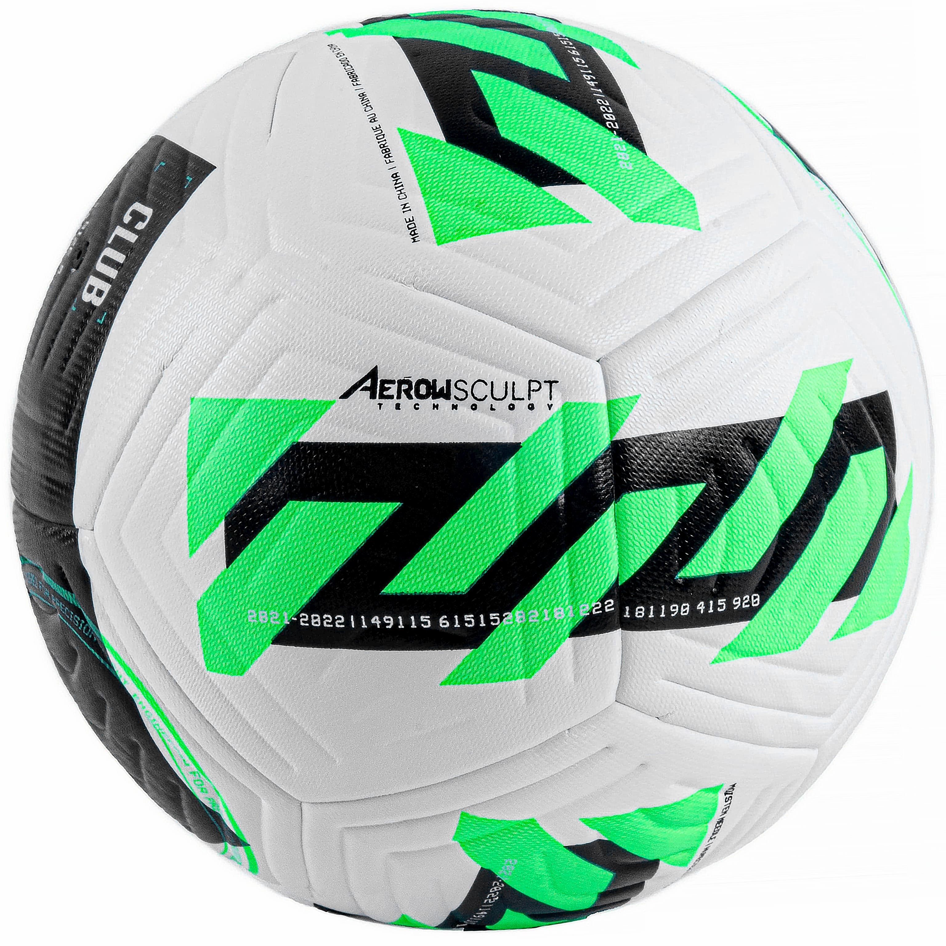 Футбольный мяч Club Elite Strike, размер 5, 12 панелей / зеленый