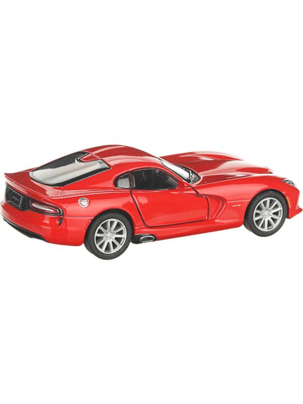 Металлическая машинка Kinsmart 1:36 «2013 Dodge SRT Viper GTS» KT5363D, инерционная / Красный