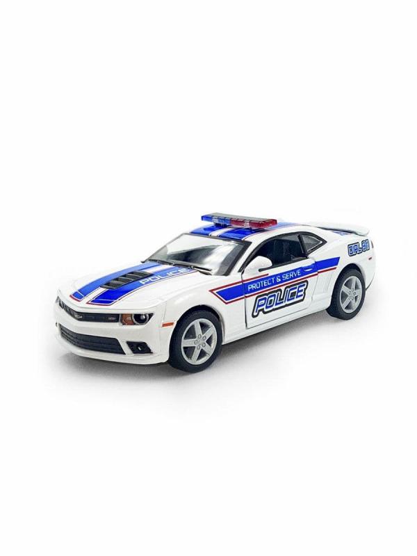 Металлическая машинка Kinsmart 1:38 «2014 Chevrolet Camaro 2014 Chevrolet Camaro» KT5383DPR, инерционная / Police