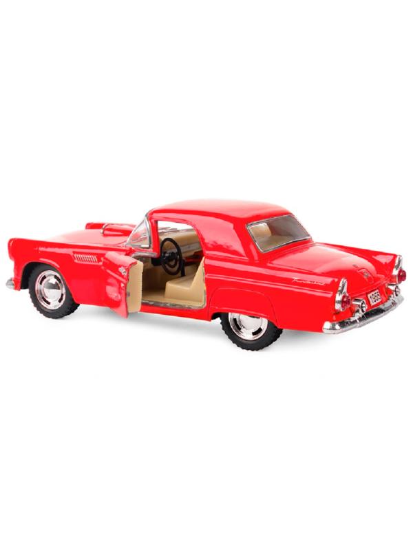 Машинка металлическая Kinsmart 1:36 «1955 Ford Thunderbird» KT5319D инерционная / Красный