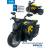 Металлический мотоцикл Ming Ying 66 1:14 MY66-M2216 Classic Moto инерционный, свет, звук / Черно-желтый