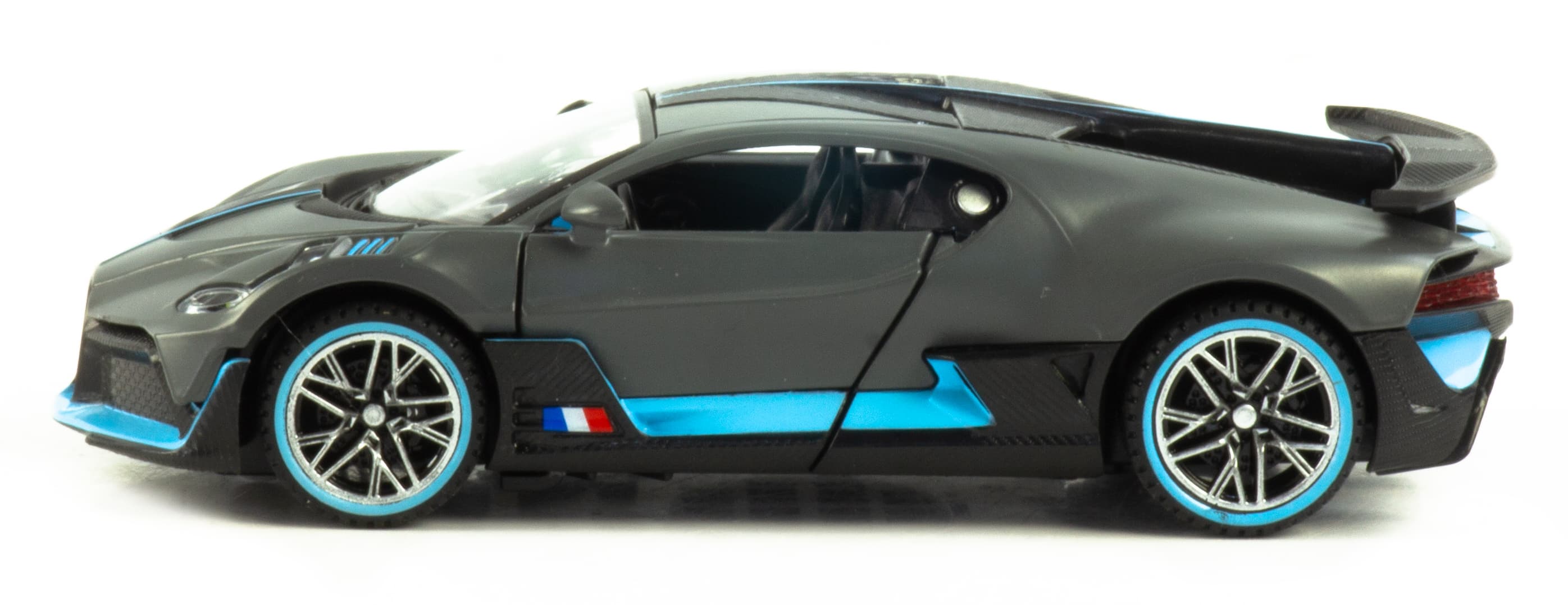 Металлическая машинка XLG 1:32 «Bugatti Divo» M929C инерционная, свет, звук / Серый