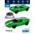 Металлическая машинка Play Smart 1:64 «Ford GT» 6590D Автопарк, инерционная / Зеленый