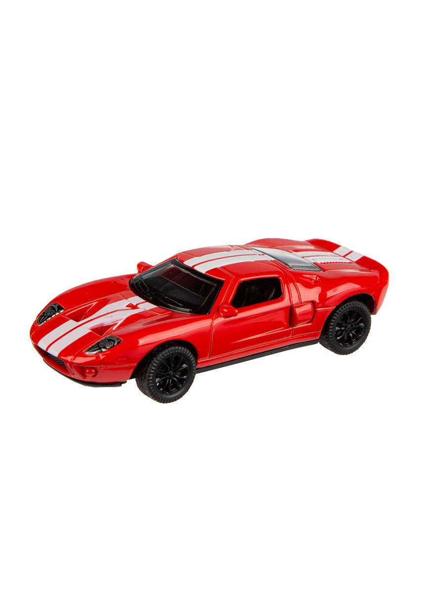 Металлическая машинка Play Smart 1:64 «Ford GT» 6590D Автопарк, инерционная / Красный