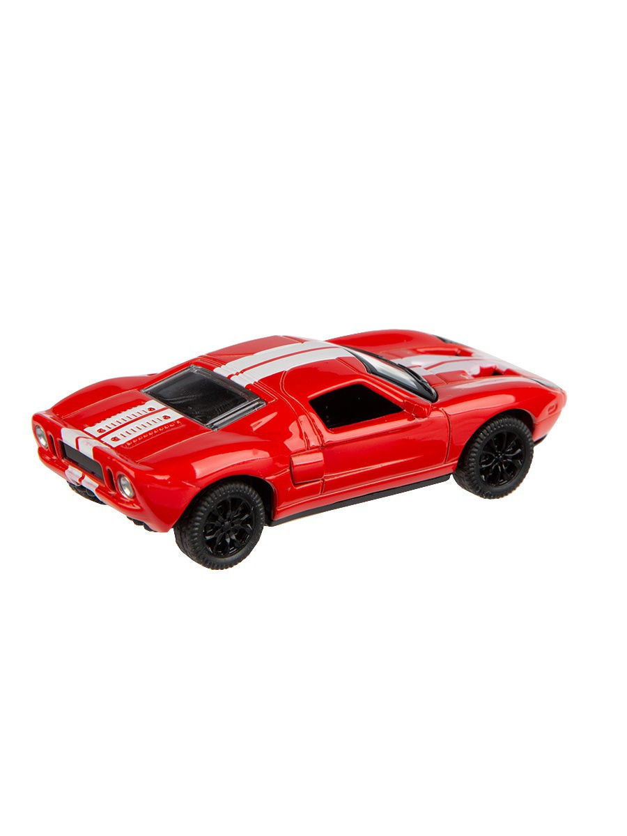 Металлическая машинка Play Smart 1:64 «Ford GT» 6590D Автопарк, инерционная / Красный